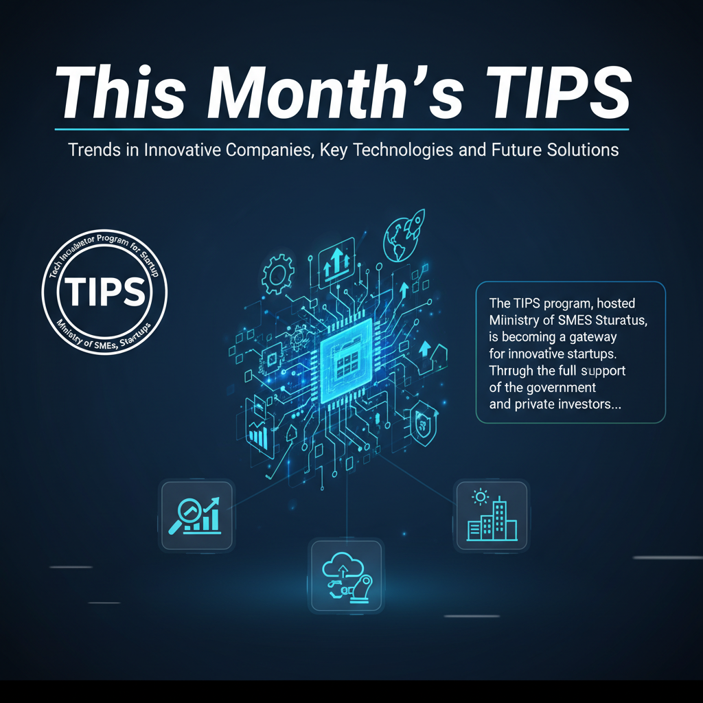 This Month's TIPS: Trends in Innovative Companies, Key Technologies, and Future Solutions