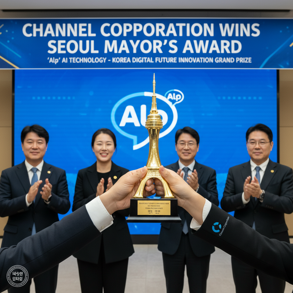 Channel Corporation Wins Seoul Mayor's Award for 'Alp' AI Technology