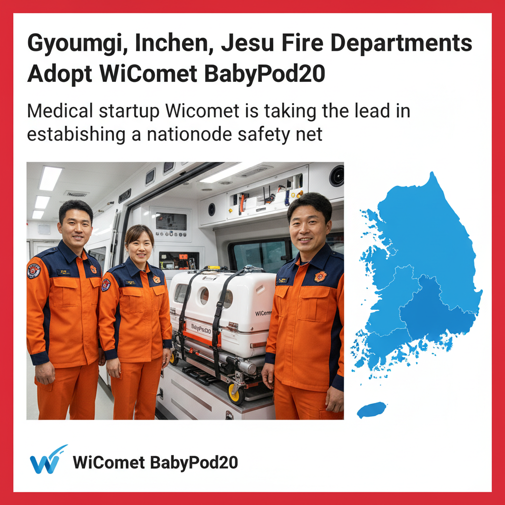 Gyeonggi, Incheon, Jeju Fire Departments Adopt WiComet BabyPod20