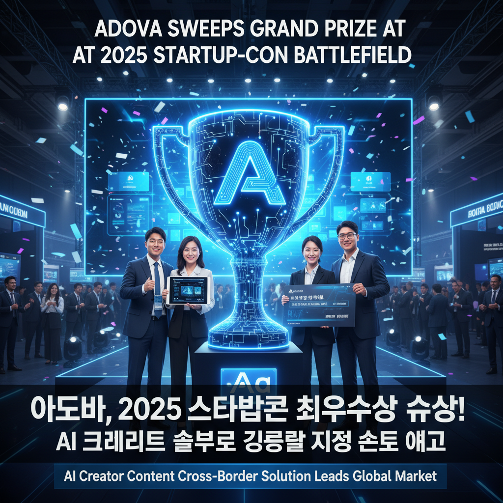 Adova Sweeps Grand Prize at 2025 Startup-Con Battlefield