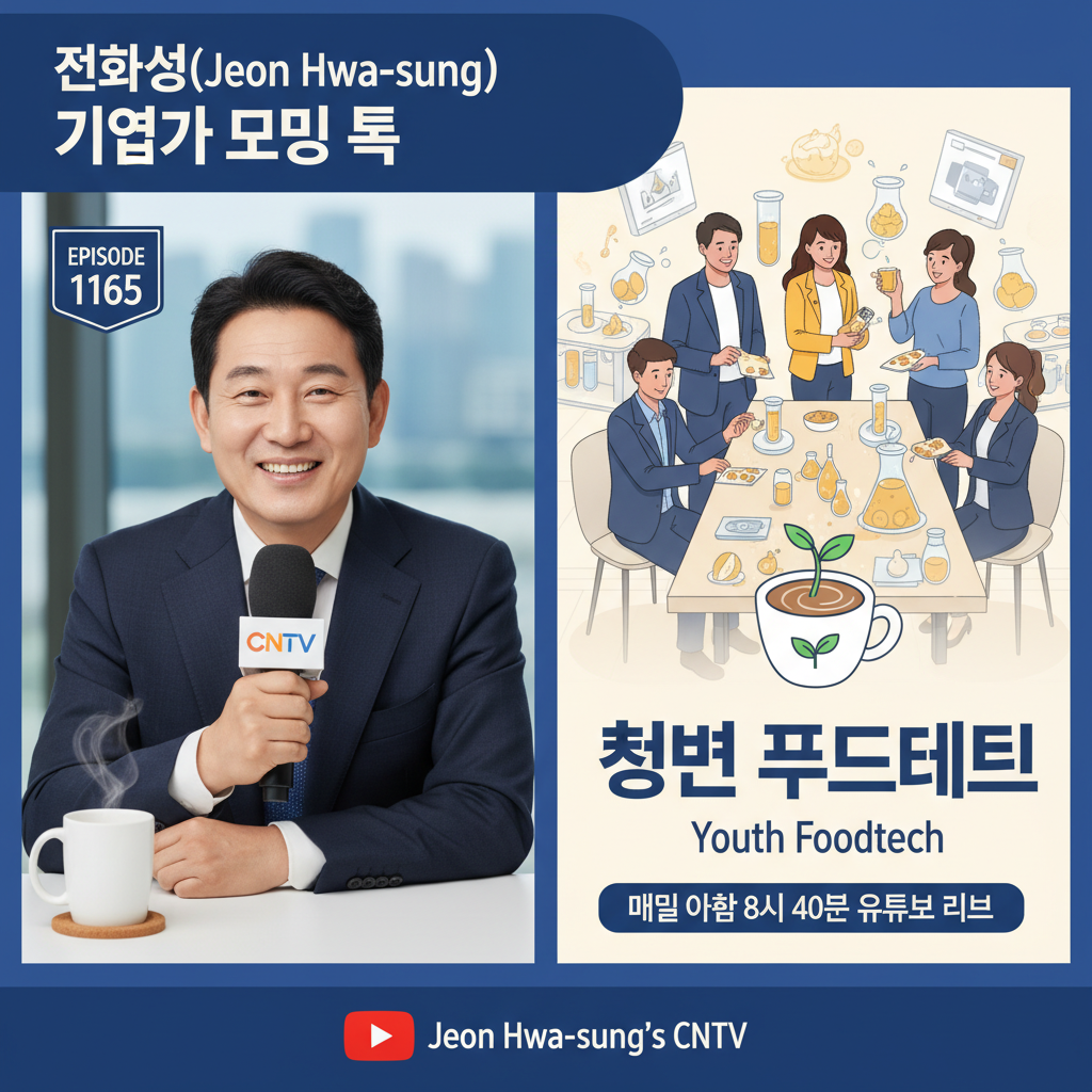 Jeon Hwa-sung's Entrepreneurs' Morning Talk, Episode 1165: Youth Foodtech