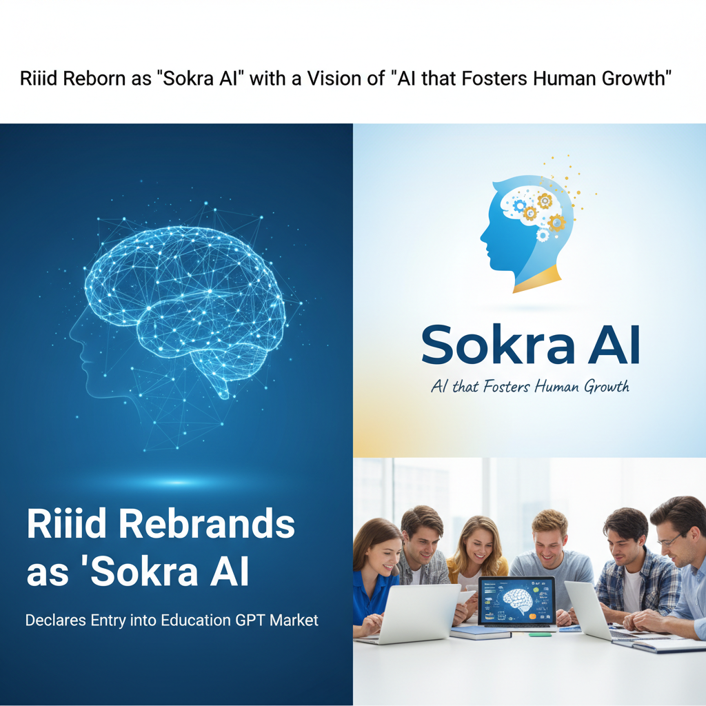 Riiid Rebrands as 'Sokra AI,' Declares Entry into Education GPT Market