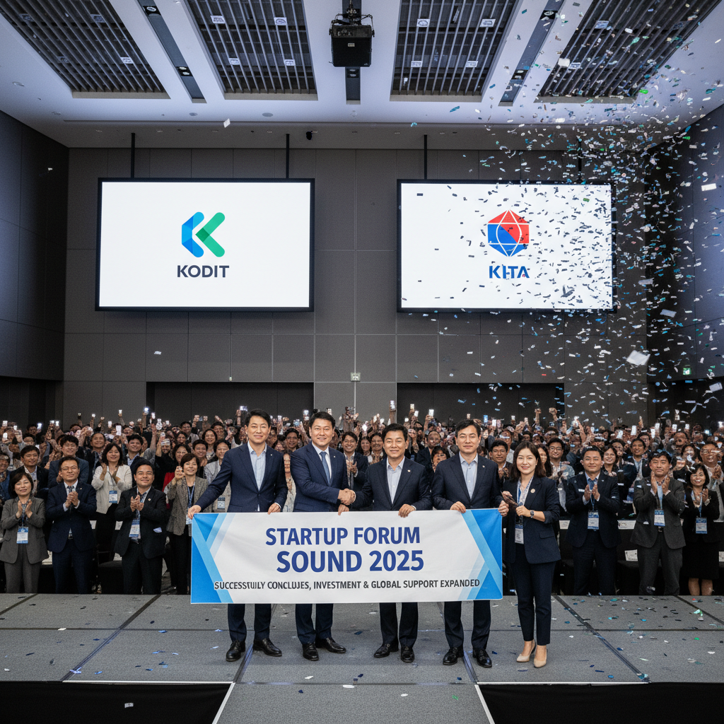 Startup Forum SOUND 2025 Successfully Concludes, Investment & Global Support Expanded