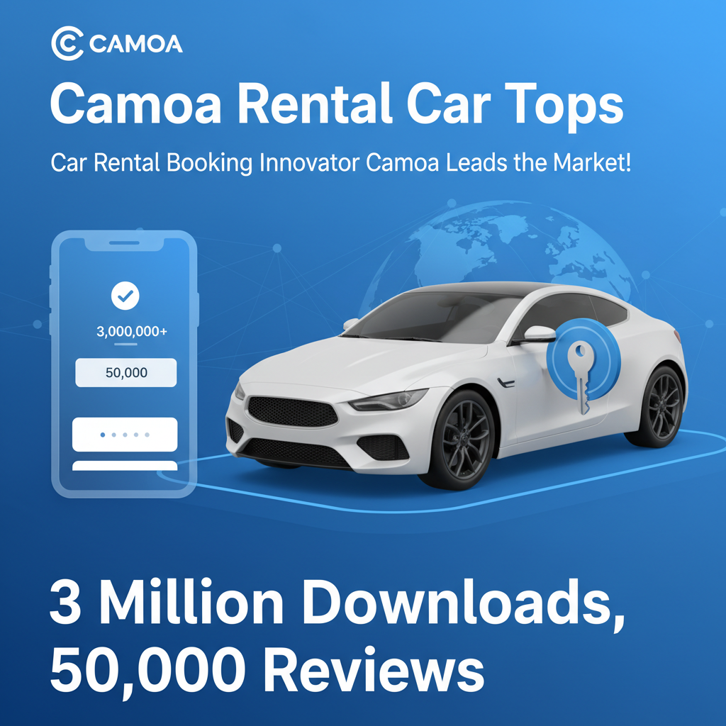 Camoa Rental Car Tops 3 Million Downloads, 50,000 Reviews