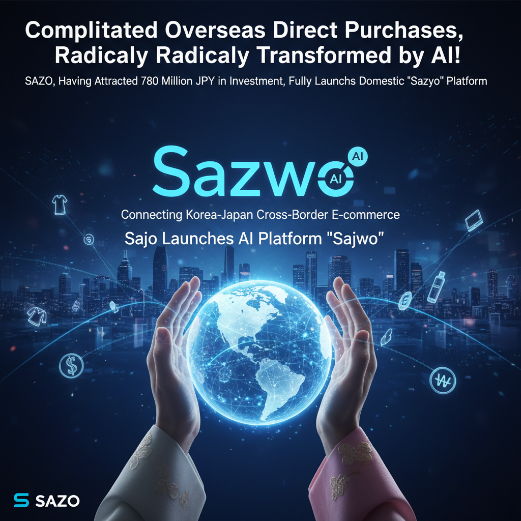 Sajo Launches AI Platform 'Sajwo' Connecting Korea-Japan Cross-Border E-commerce