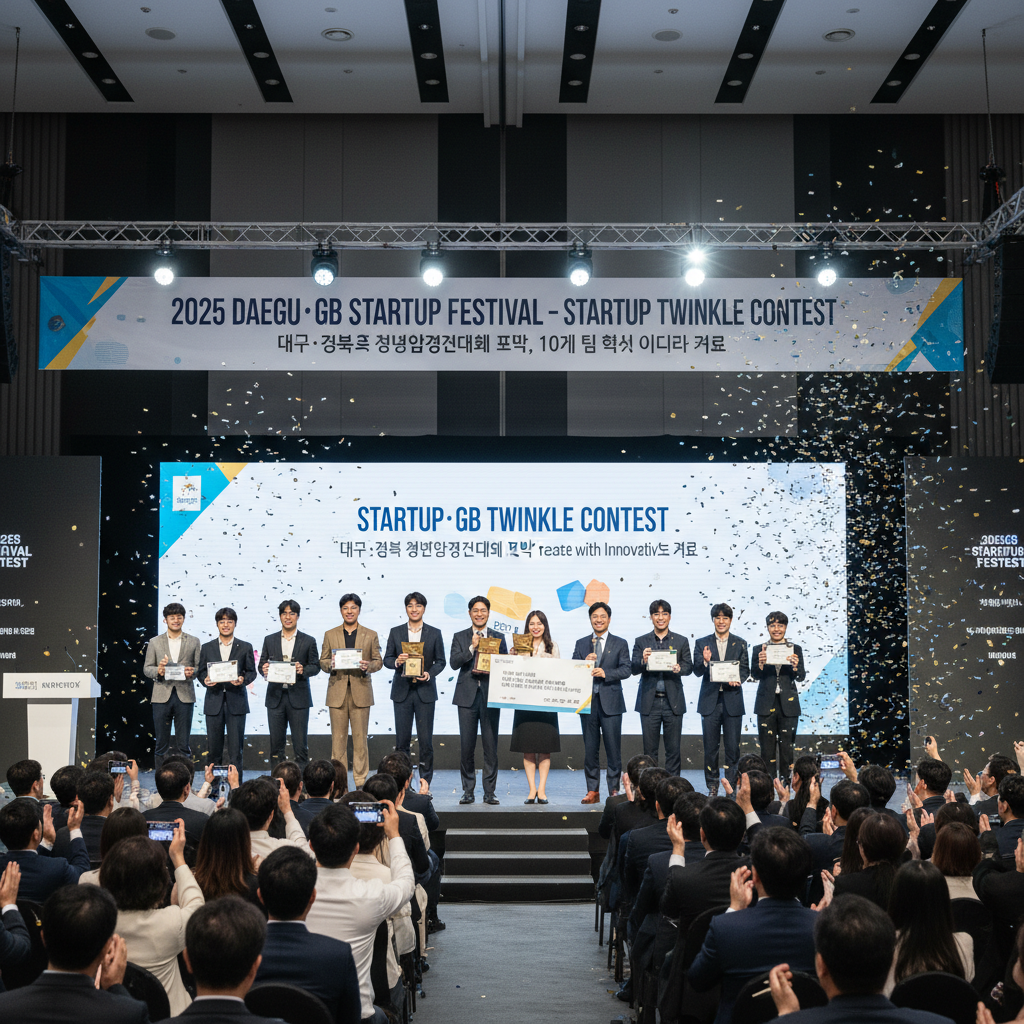 Daegu-Gyeongbuk Youth Startup Competition Concludes, 10 Teams Compete with Innovative Ideas