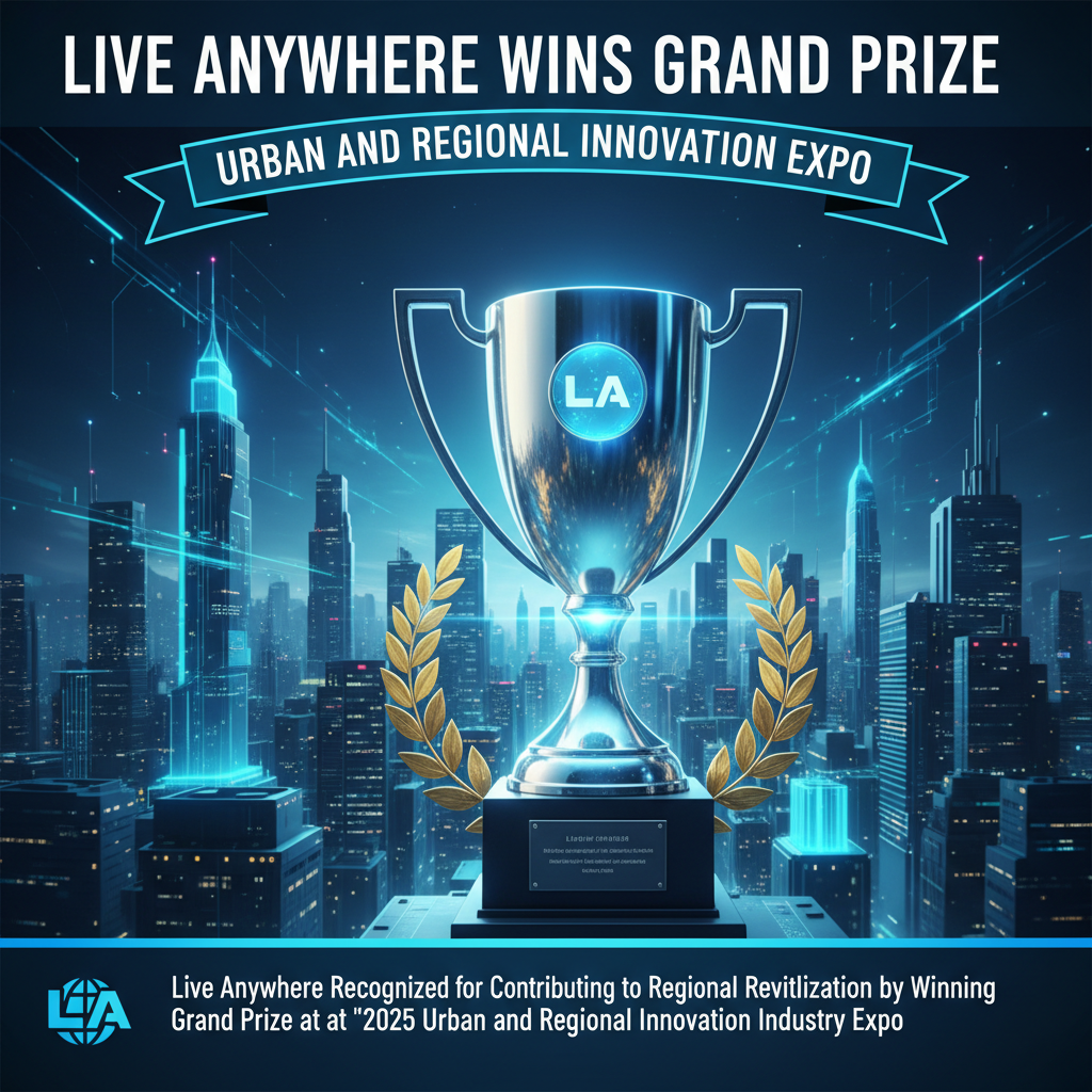 Live Anywhere Wins Grand Prize at Urban and Regional Innovation Expo