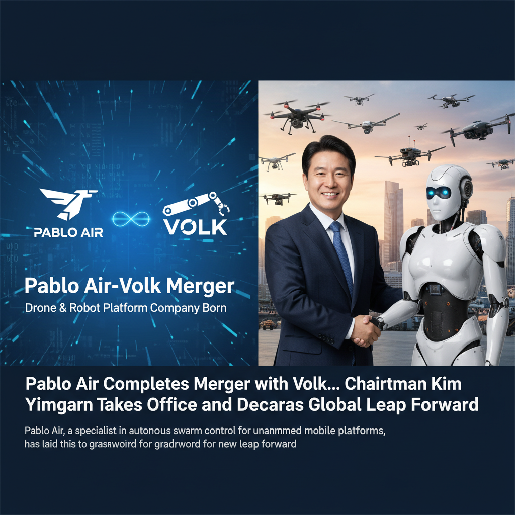 Pablo Air-Volk Merger: Drone & Robot Platform Company Born