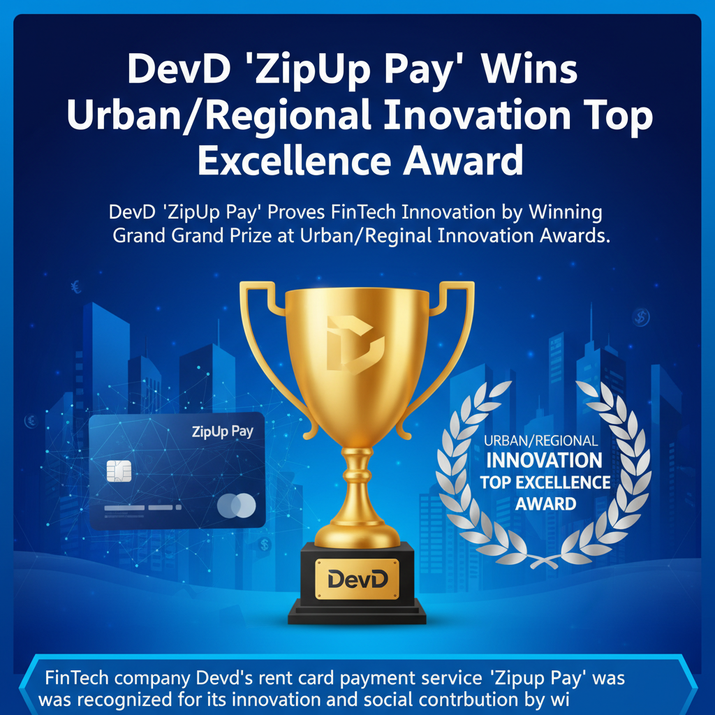 DevD 'ZipUp Pay' Wins Urban/Regional Innovation Top Excellence Award