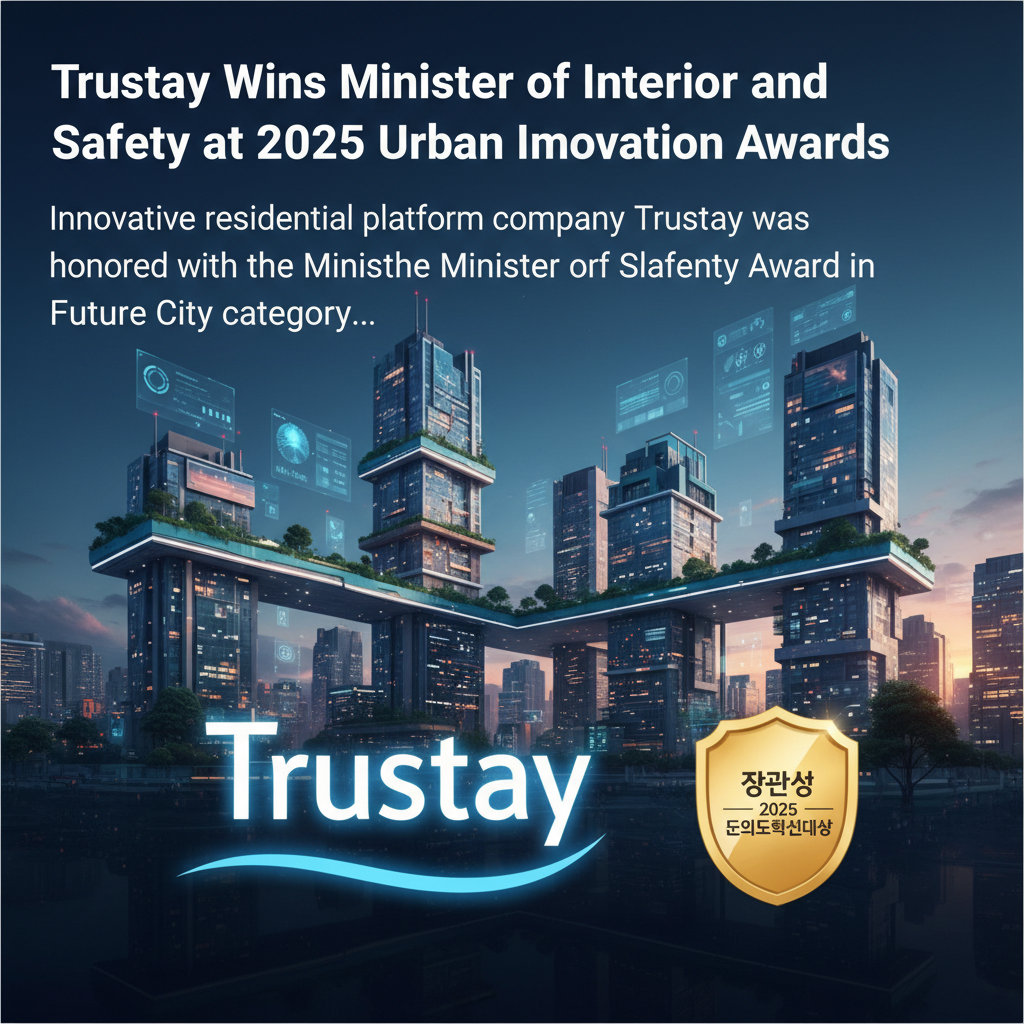 Trustay Wins Minister of Interior and Safety Award at 2025 Urban Innovation Awards