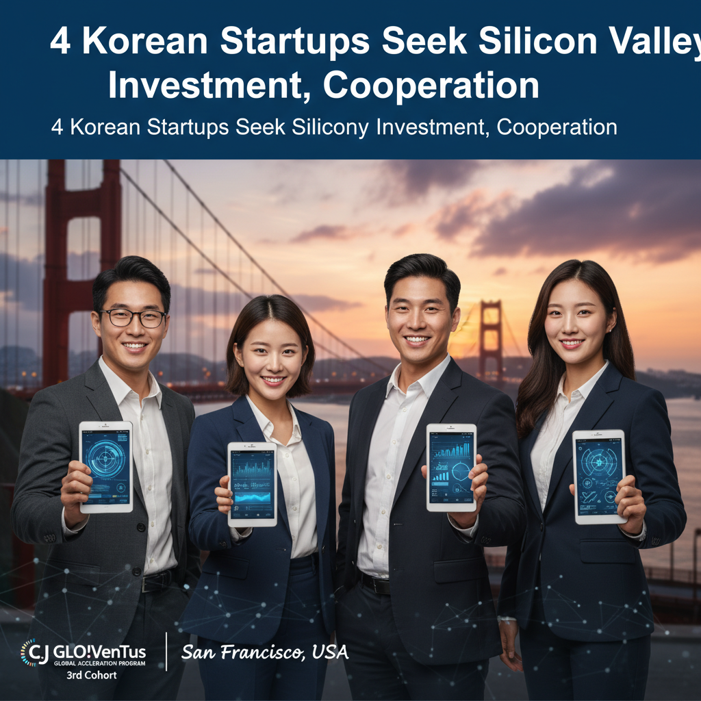 4 Korean Startups Seek Silicon Valley Investment, Cooperation