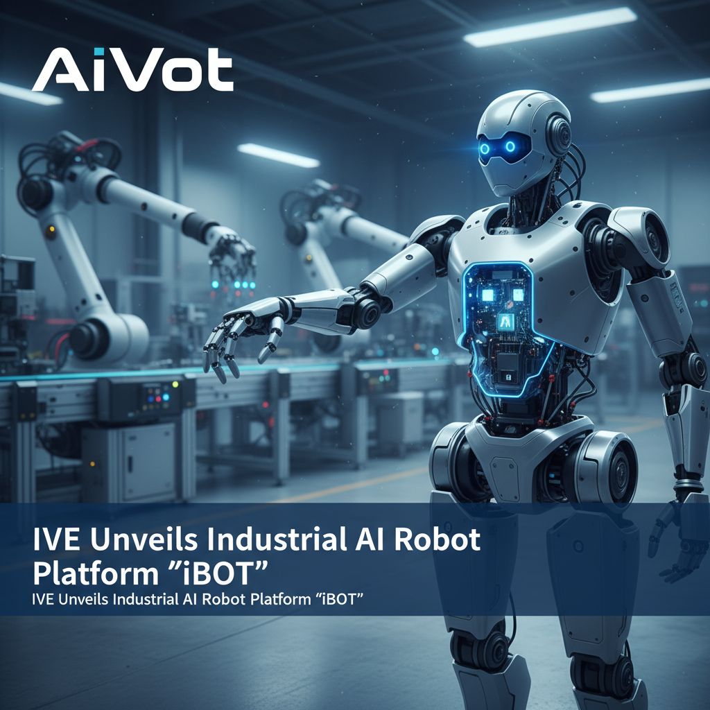 IVE Unveils Industrial AI Robot Platform 'iBOT'