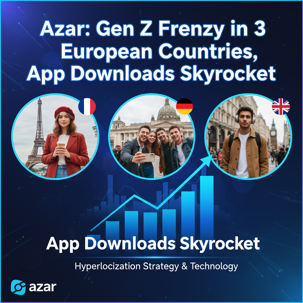 Azar: Gen Z Frenzy in 3 European Countries, App Downloads Skyrocket