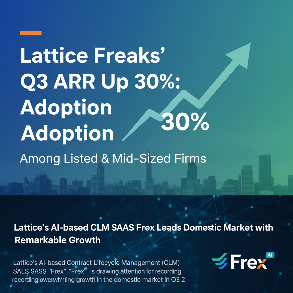 Lattice Freaks' Q3 ARR Up 30%; Adoption Soars Among Listed & Mid-Sized Firms
