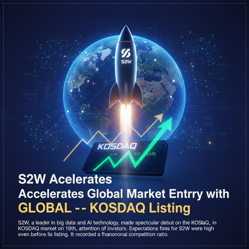 S2W Accelerates Global Market Entry with KOSDAQ Listing