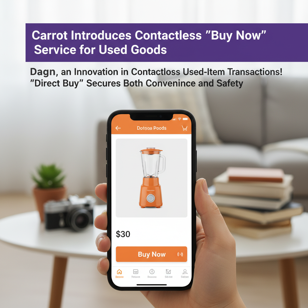 Carrot Introduces Contactless 'Buy Now' Service for Used Goods