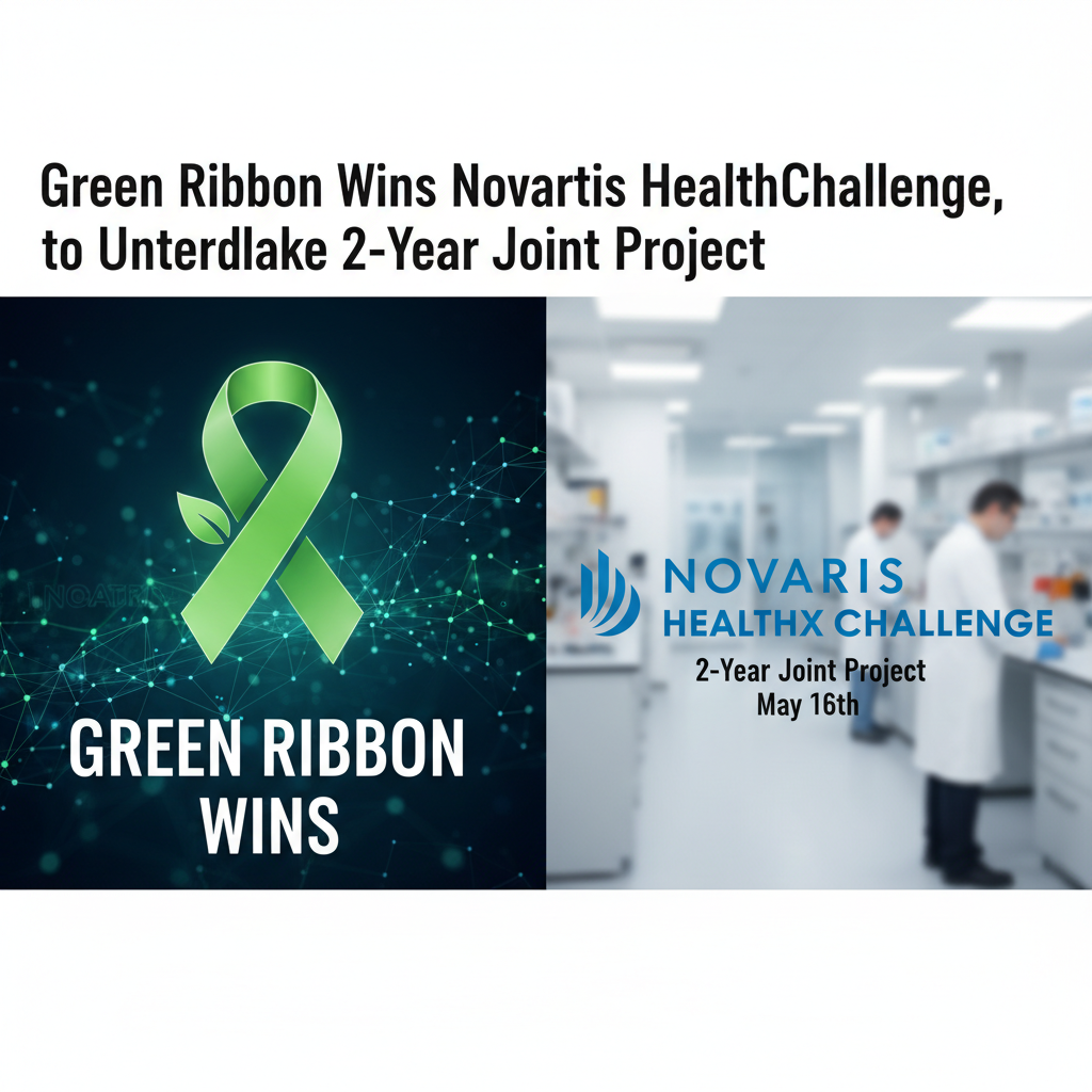 Green Ribbon Wins Novartis HealthXChallenge, to Undertake 2-Year Joint Project