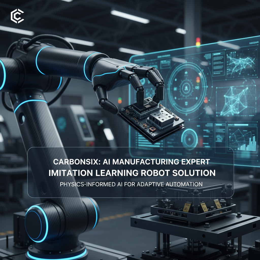 CarbonSix, AI Manufacturing Expert, Unveils Imitation Learning Robot Solution