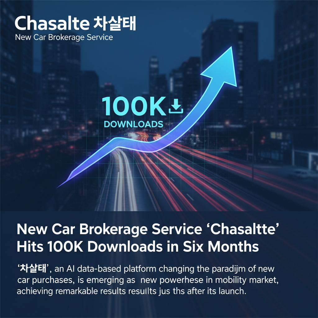 New Car Brokerage Service 'Chasaltte' Hits 100K Downloads in Six Months