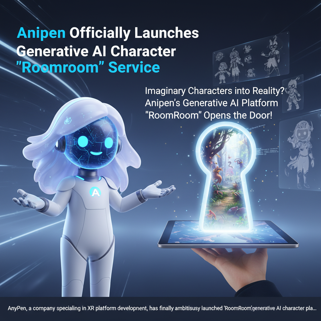 Anipen Officially Launches Generative AI Character 'Roomroom' Service
