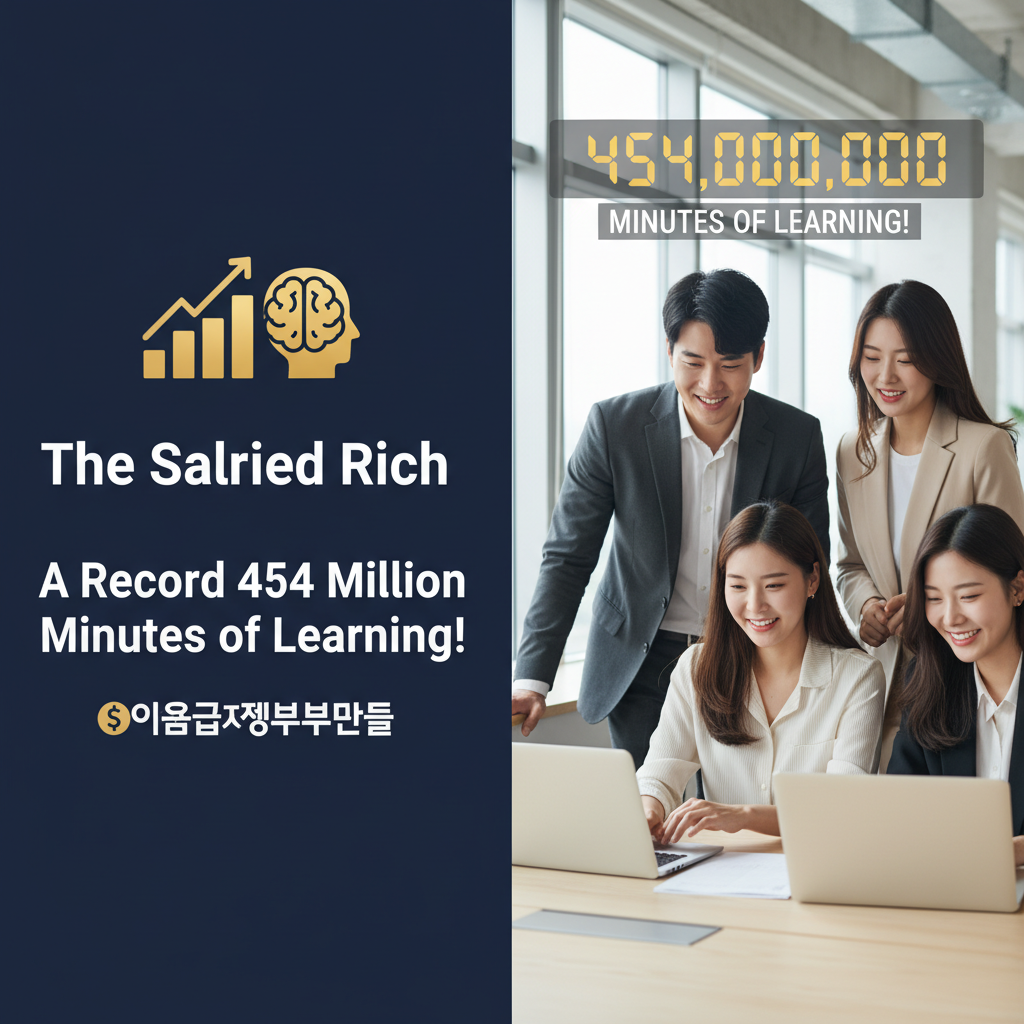 The Salaried Rich, A Record 454 Million Minutes of Learning!