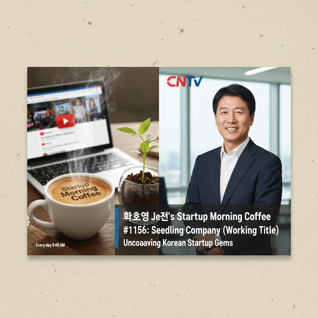 Hwaseong Jeon's Startup Morning Coffee #1156: Seedling Company (Working Title)