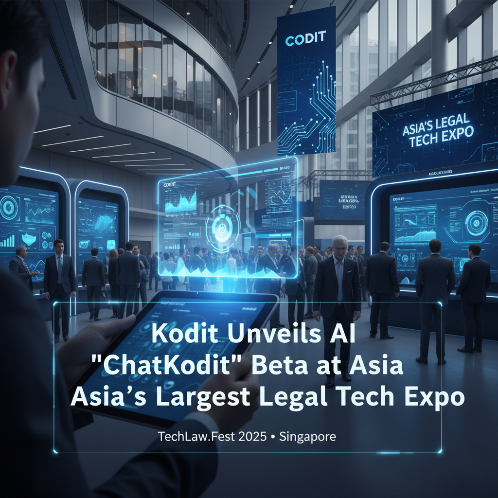 Kodit Unveils AI 'ChatKodit' Beta at Asia's Largest Legal Tech Expo