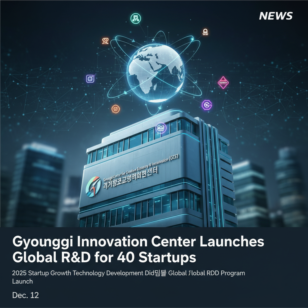 Gyeonggi Innovation Center Launches Global R&D for 40 Startups