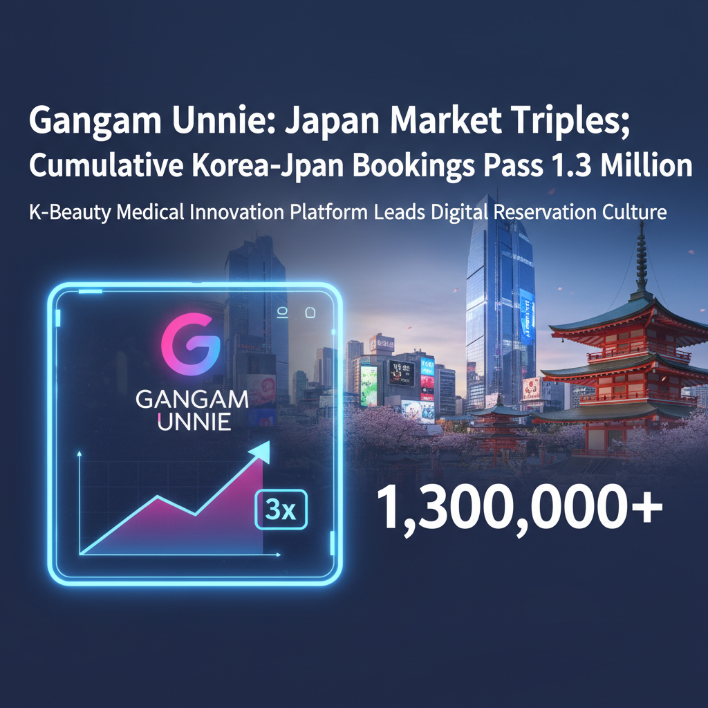 Gangnam Unnie: Japan Market Triples; Cumulative Korea-Japan Bookings Pass 1.3 Million
