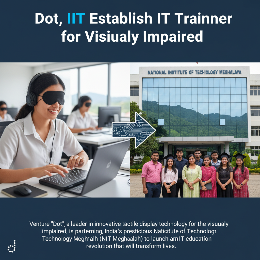 Dot, IIT Establish IT Training Center for Visually Impaired