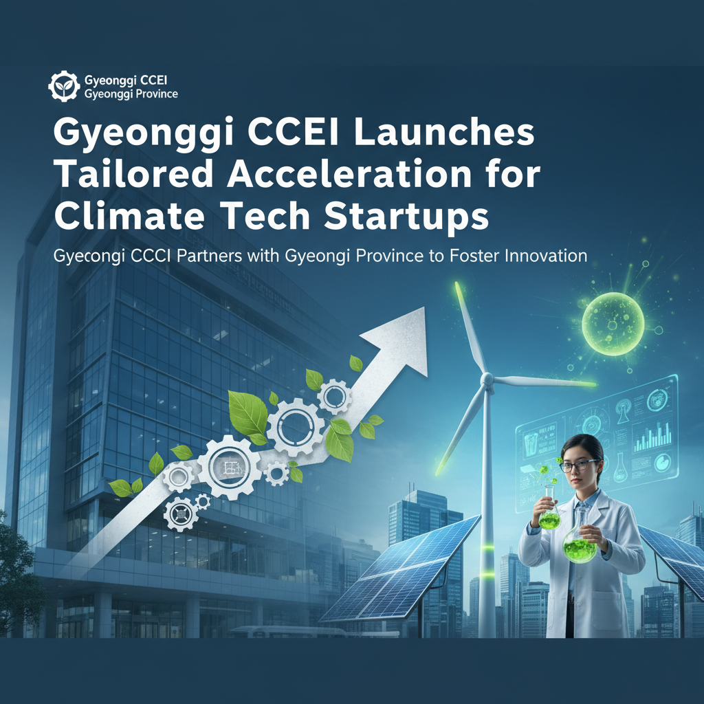 Gyeonggi CCEI Launches Tailored Acceleration for Climate Tech Startups