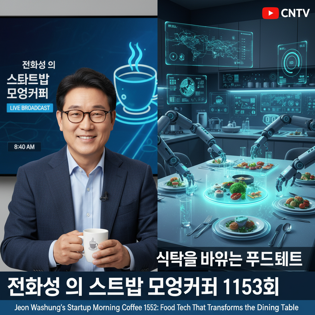 Jeon Hwa-sung's Startup Morning Coffee 1153: Food Tech That Transforms the Dining Table