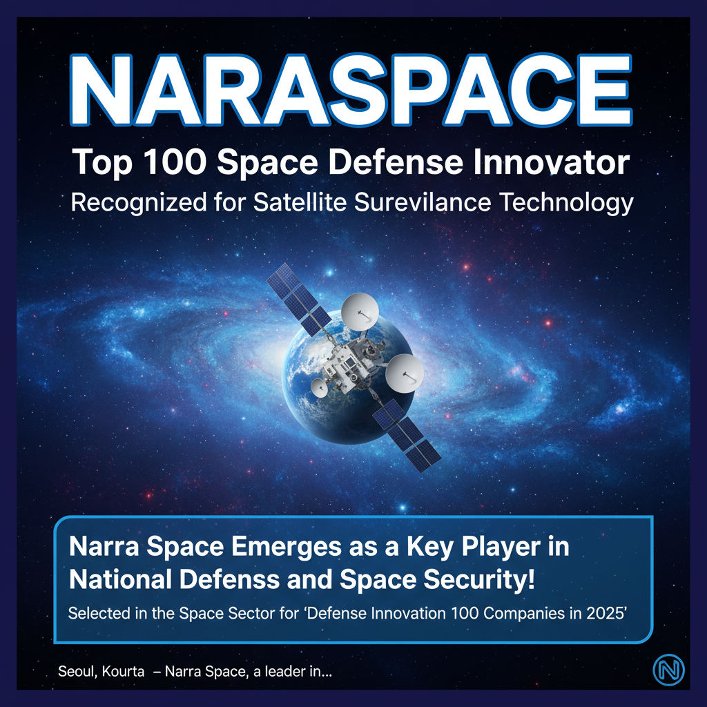 Naraspace, Top 100 Space Defense Innovator, Recognized for Satellite Surveillance Technology
