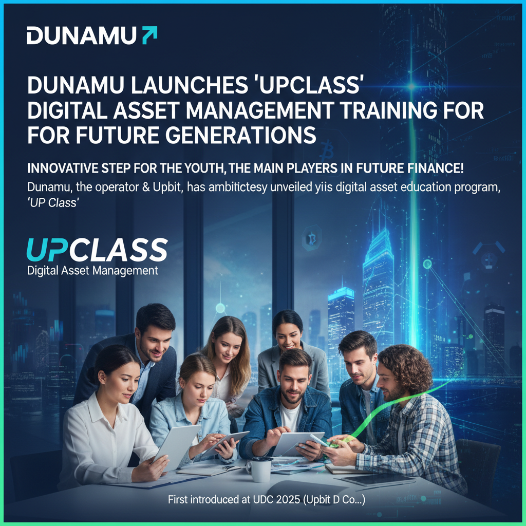 Dunamu Launches 'Upclass' Digital Asset Management Training for Future Generations