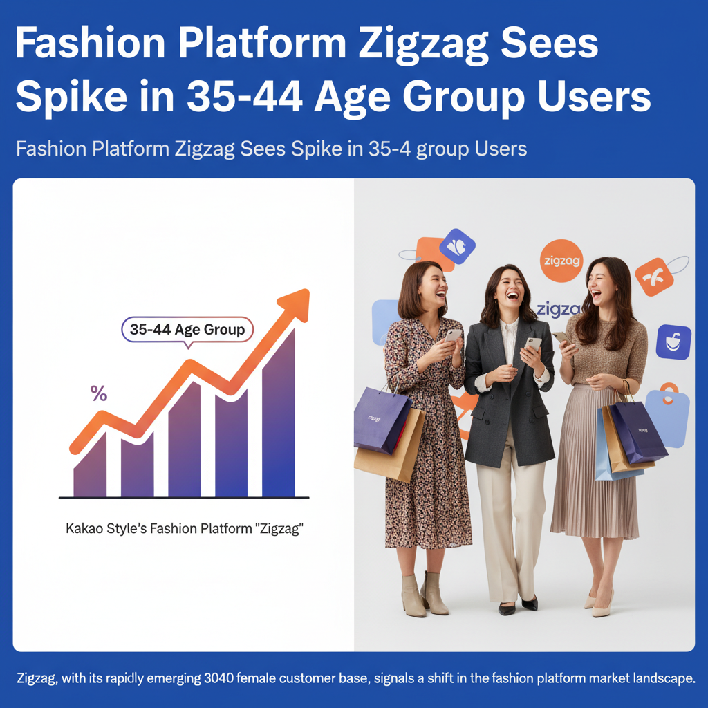 Fashion Platform Zigzag Sees Spike in 35-44 Age Group Users