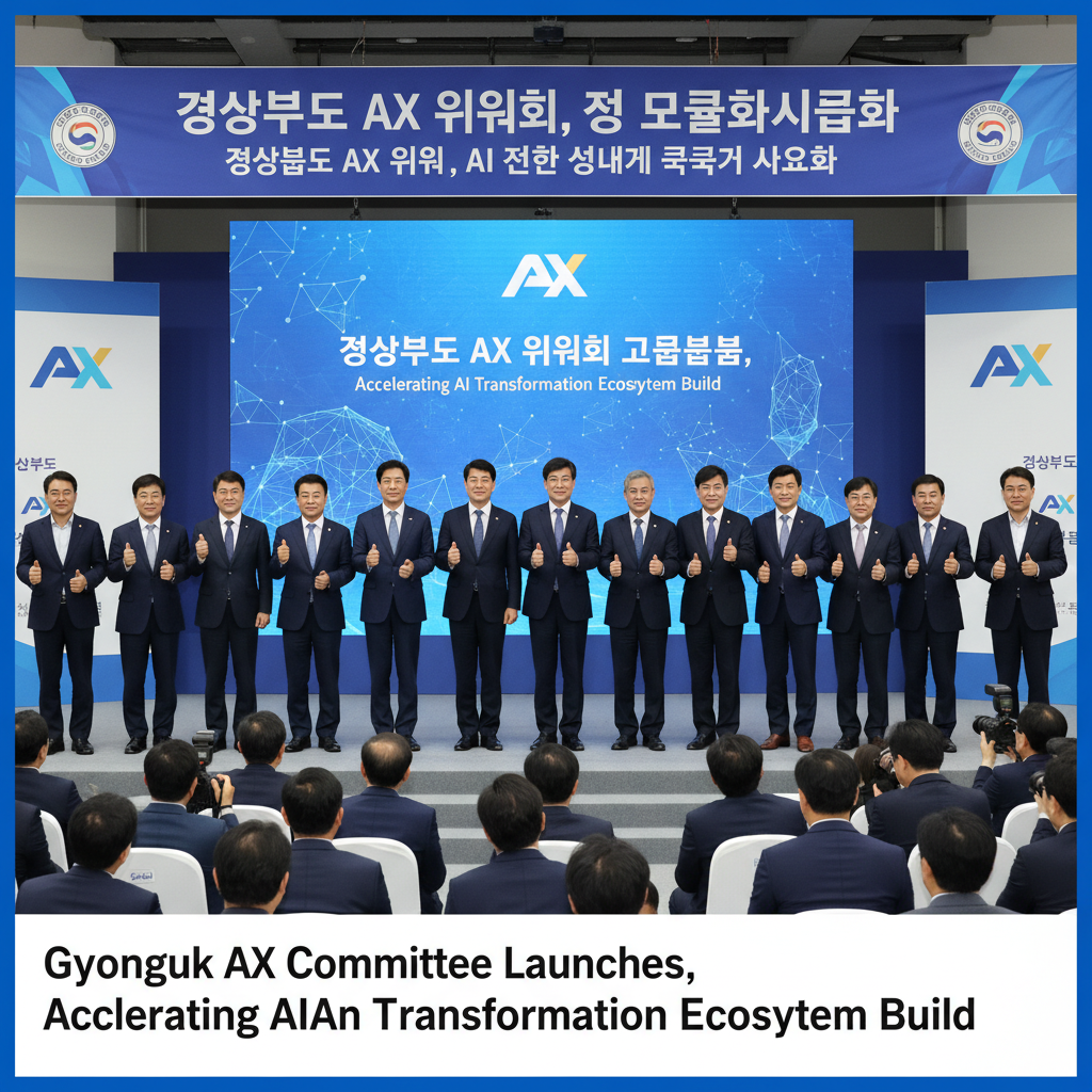 Gyeongbuk AX Committee Launches, Accelerating AI Transformation Ecosystem Build