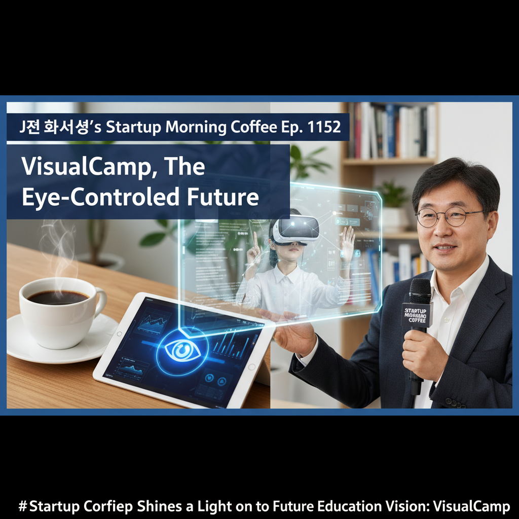 Jeon Hwa-seong's Startup Morning Coffee Ep. 1152: VisualCamp, The Eye-Controlled Future