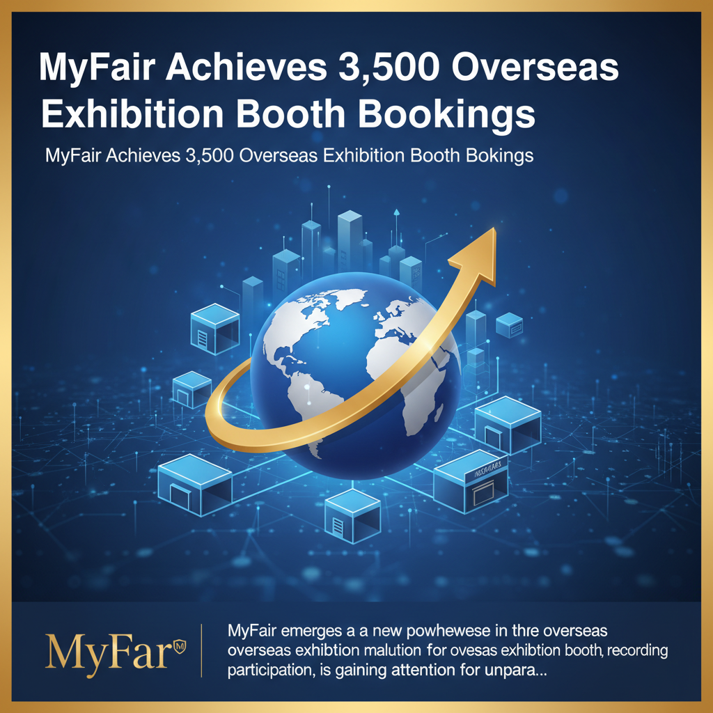 MyFair Achieves 3,500 Overseas Exhibition Booth Bookings