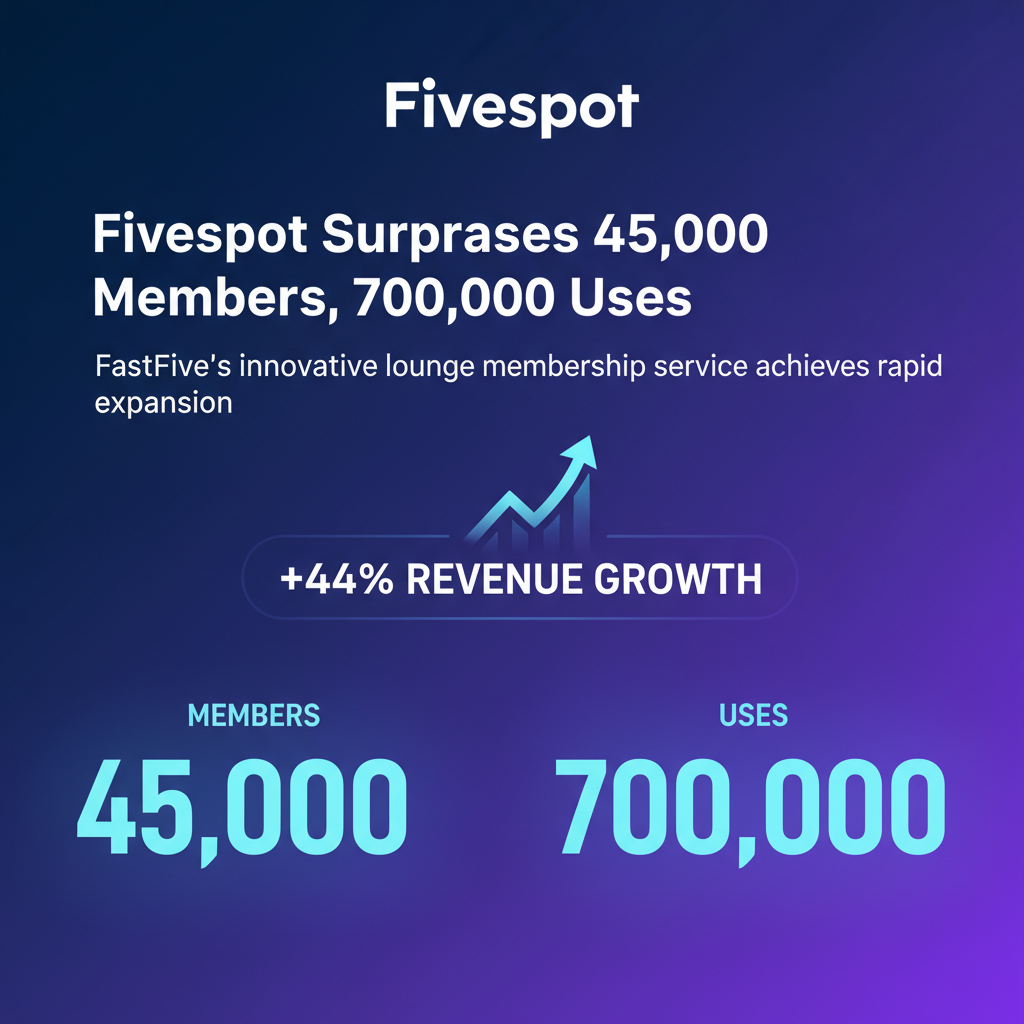 Fivespot Surpasses 45,000 Members, 700,000 Uses