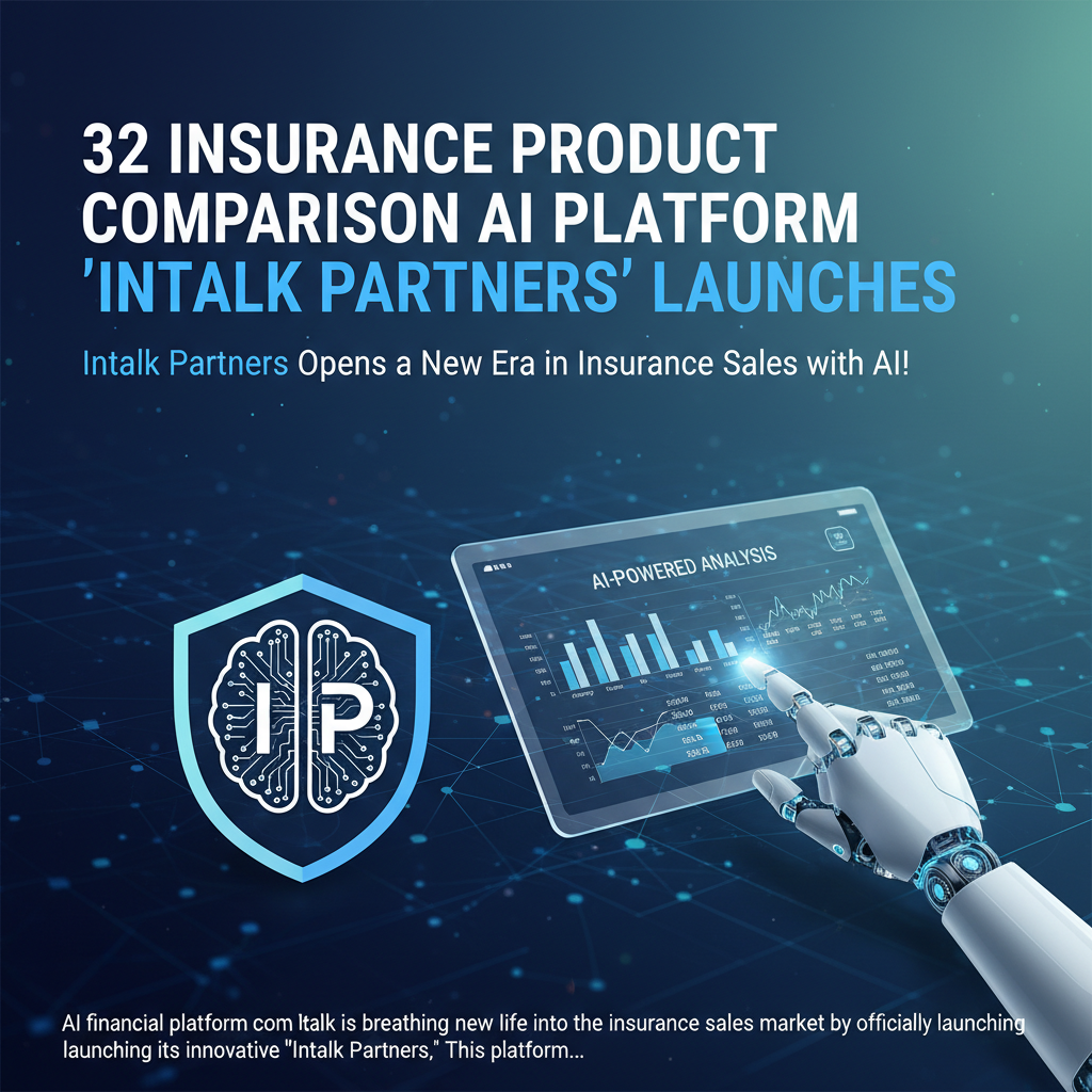 32 Insurance Product Comparison AI Platform 'Intalk Partners' Launches