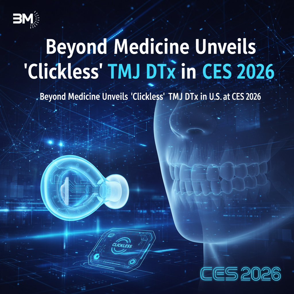 Beyond Medicine Unveils 'Clickless' TMJ DTx in U.S. at CES 2026