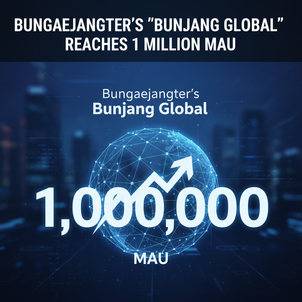 Bungaejangter's 'Bunjang Global' Reaches 1 Million MAU