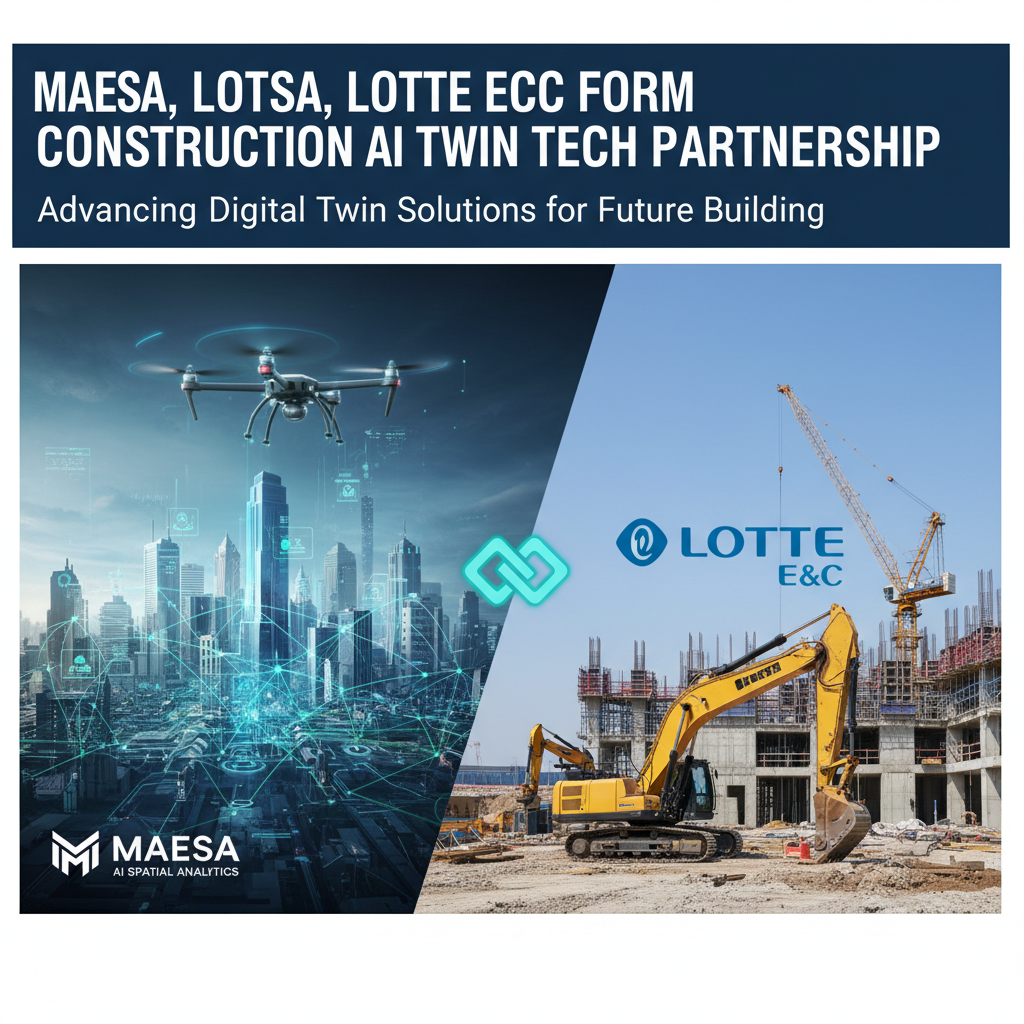 Maesa, Lotte E&C Form Construction AI Twin Tech Partnership