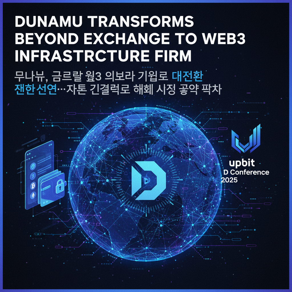 Dunamu Transforms Beyond Exchange to Web3 Infrastructure Firm
