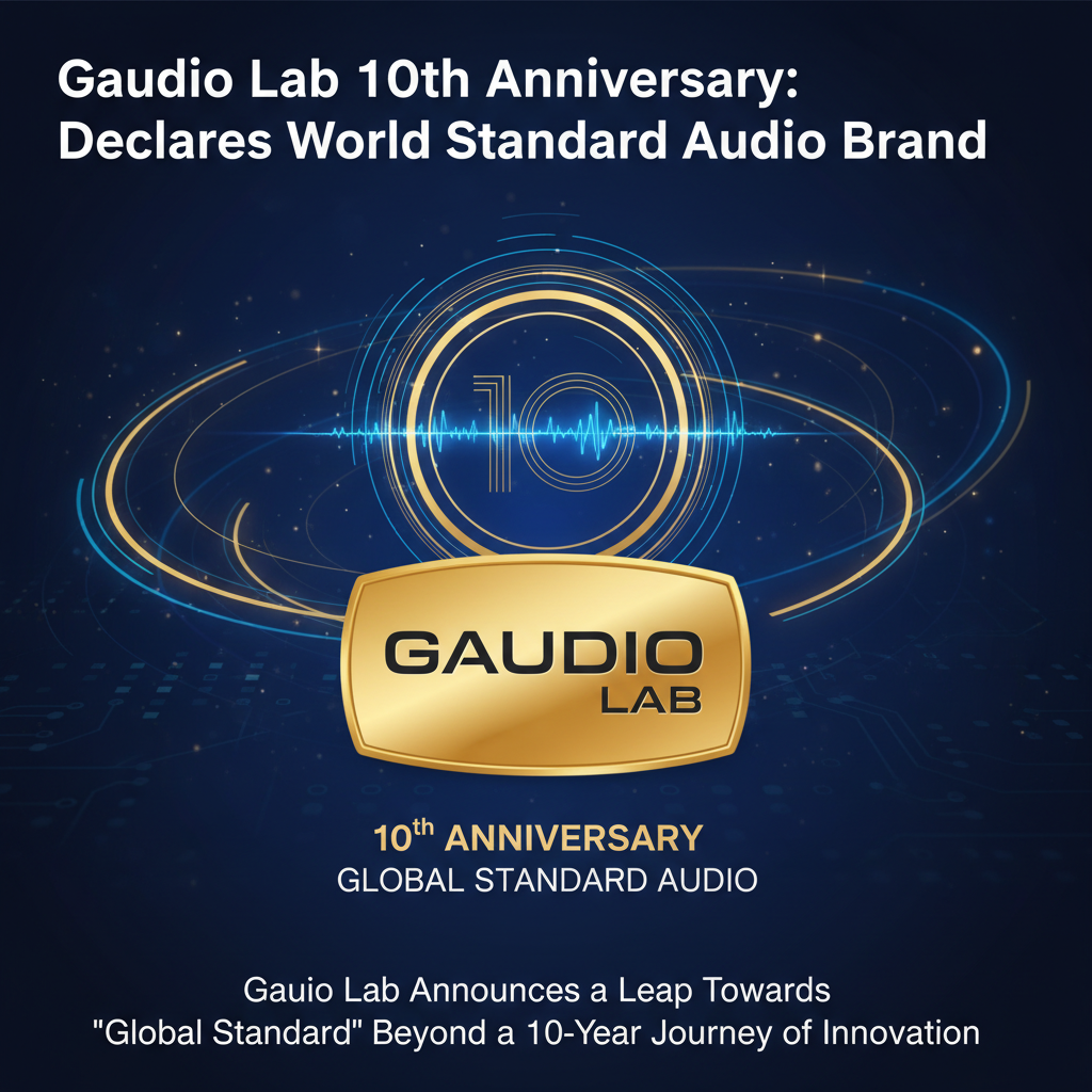 Gaudio Lab 10th Anniversary: Declares World Standard Audio Brand