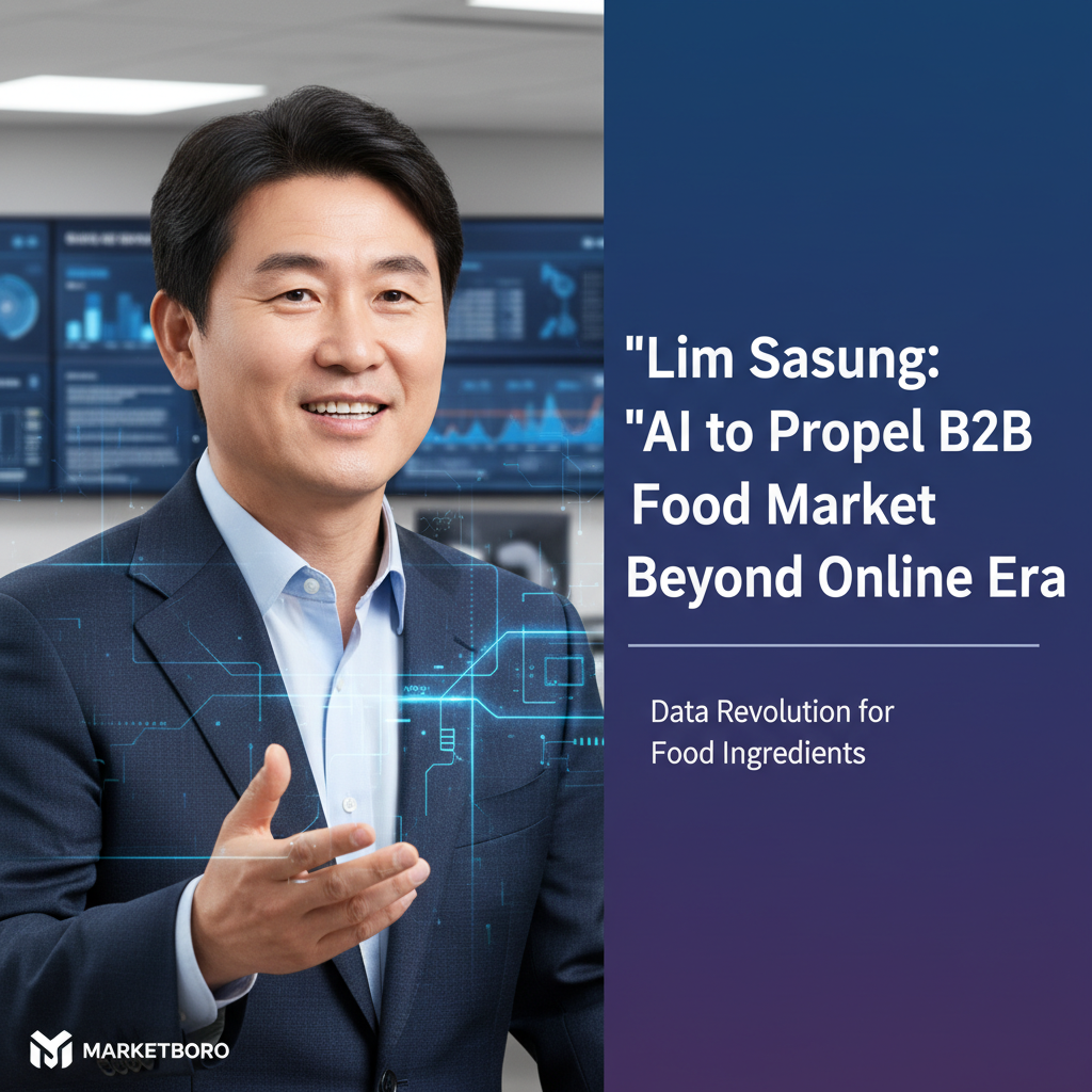 Lim Sasung: "AI to Propel B2B Food Market Beyond Online Era"