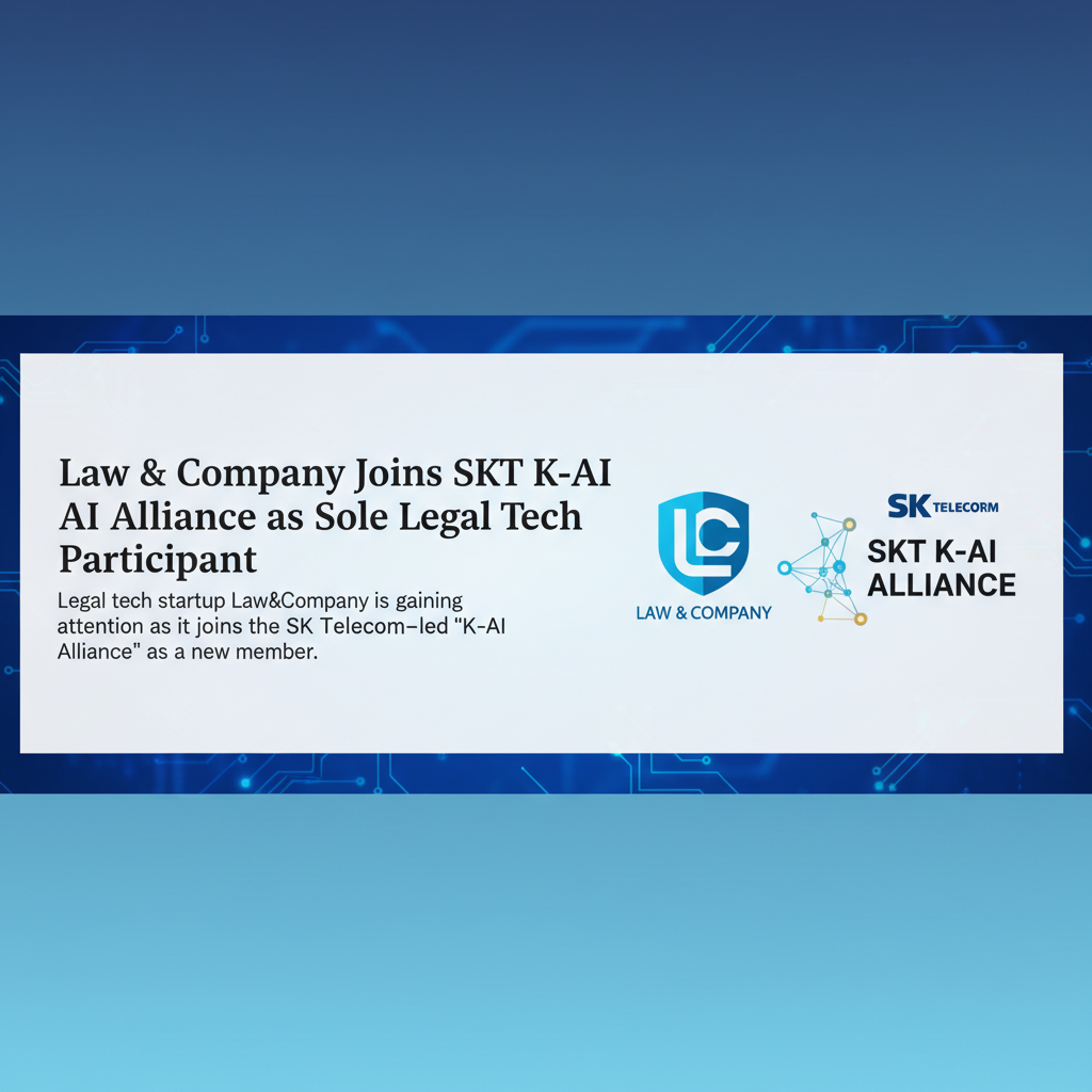 Law & Company Joins SKT K-AI Alliance as Sole Legal Tech Participant