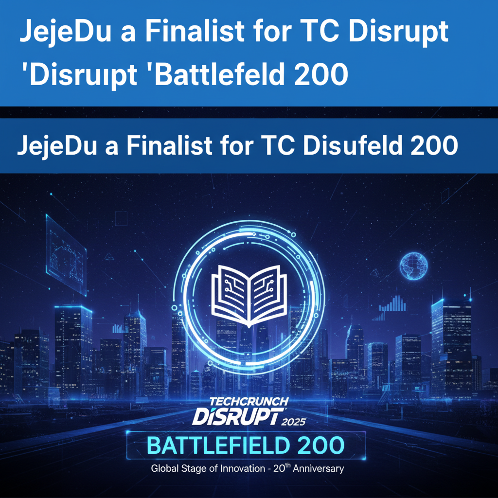 JejeDu a Finalist for TC Disrupt 'Battlefield 200'