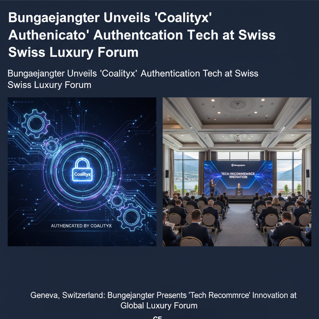Bungaejangter Unveils 'Coalityx' Authentication Tech at Swiss Luxury Forum