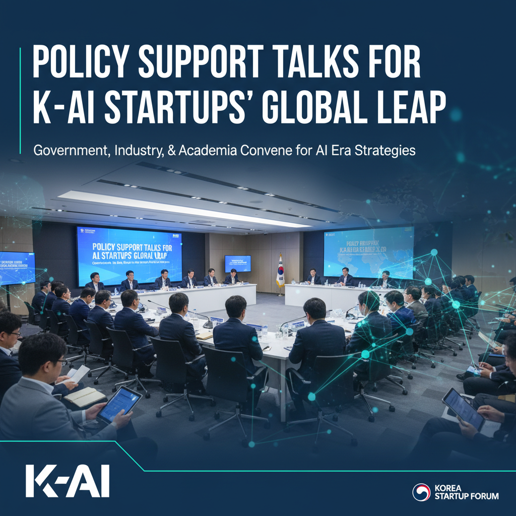 Policy Support Talks for K-AI Startups' Global Leap